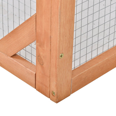 PawHut Guinea Pigs Hutches Off-ground Small Animal Guinea Pig House 125.5 x 100 x 49cm 
