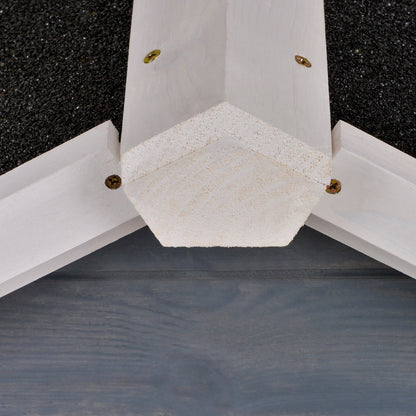 PawHut Guinea Pigs Hutches Wood Bunny Cage for Outdoor Indoor w/ Pull Out Tray Run Box Ramp 