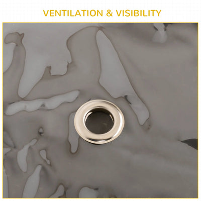 PawHut Rabbit Hutch Cover, Water-Resistant Pets Cage Protector, Breathable Guinea Pig Cage Cover - Brown 