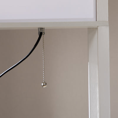 HOMCOM 156cm Floor Lamp Shelving Unit - White 