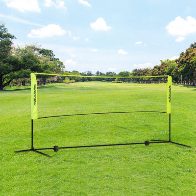 SPORTNOW 3m Badminton Net, Height Adjustable Outdoor Sports Net, with Carry Bag, for Tennis, Pickleball, Volleyball 