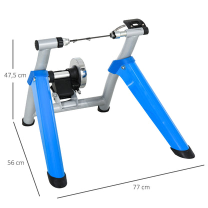 HOMCOM Indoor Bike Trainer, Foldable Turbo Trainer Bike Stand with 8 Level Magnetic Resistance, for 650C, 700C or 26"-29" Wheels 