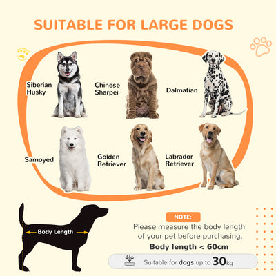 PawHut 98cm Dog Crate Furniture with Removable Cushion for Large Dogs - Grey 