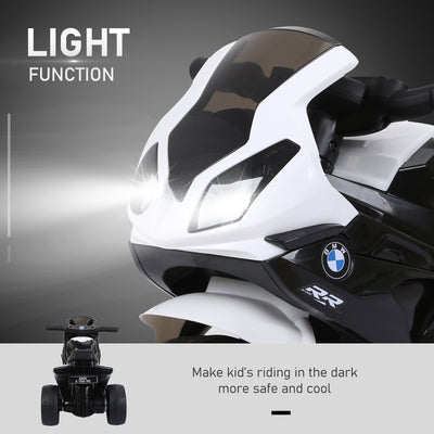 HOMCOM Electric Kids Ride on BMW Motorbike W/Headlights and Music, 6 V-Black 