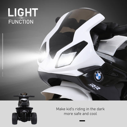 HOMCOM Electric Kids Ride on BMW Motorbike W/Headlights and Music, 6 V-Black 