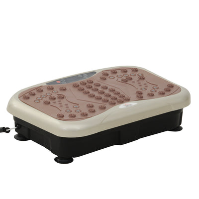 HOMCOM Vibration Plate Machine Fitness Body Shaper Slim Trainer Exercise Workout Home Gym Music Remote Power 