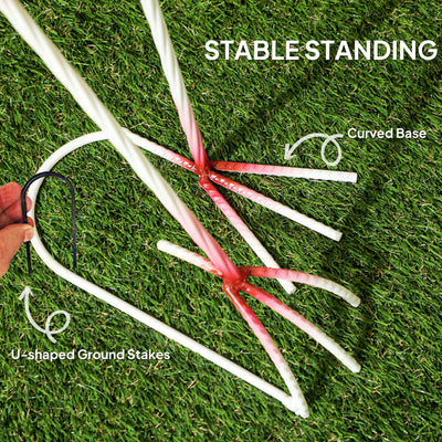 Outsunny Flamingo Garden Statue Ornament, Metal Bird Art Outdoor Statue, Standing Garden Sculpture Gift with Ground Stakes for Pond Landscape Decoration, Pink 