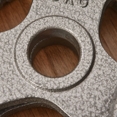 HOMCOM Set of 4 Weight Plate for 2"/5cm hole Dumbbell Handle Bar 15kg Dumbbell Plates Barbell Weight 2 x 5kg, 2 x 2.5kg 