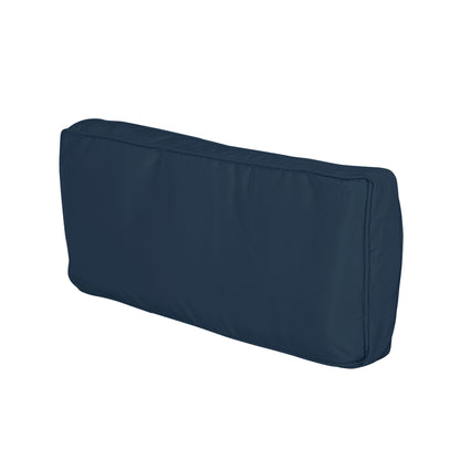 Outsunny Garden Rattan Sofa Cushion Polyester Cover Replacement Outdoor- No Cushion Included, Blue 