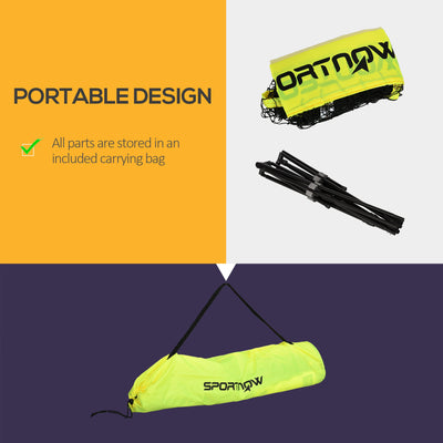 SPORTNOW 3m Badminton Net, Height Adjustable Outdoor Sports Net, with Carry Bag, for Tennis, Pickleball, Volleyball 