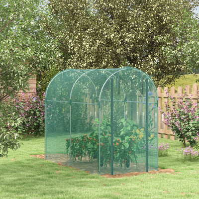 Outsunny 240 x 120cm Mini Polytunnel Greenhouse 
