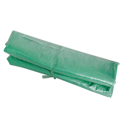 Outsunny 6 x 3 x 2m Greenhouse Replacement Cover ONLY Winter Garden Plant PE Cover for Tunnel Walk-in Greenhouse with Roll-up Windows Door Outdoor, Green 