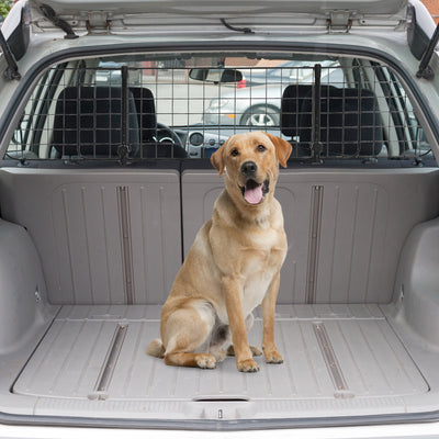 PawHut Heavy Duty Pet Dog Car Barrier Black 