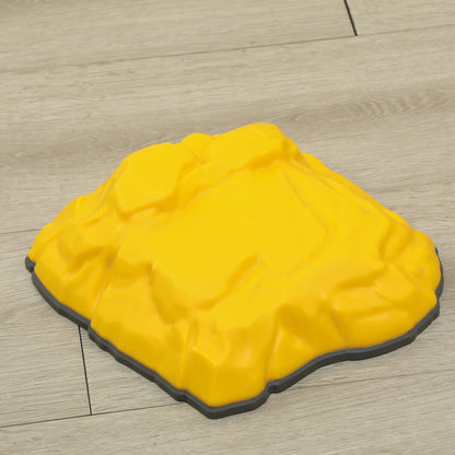 AIYAPLAY Balance Stepping Stones for Kids with Non-slip Bottom, Indoor Outdoor Obstacle Course for Ages 3-8 Years, Multicoloured 