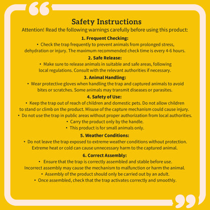 Outsunny Metal Rat Trap with Single Door, for Small Animals, Dark Green