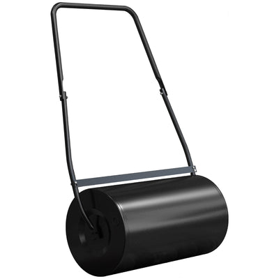 DURHAND Heavy Duty Garden Lawn Roller Push Tow Water Sand Filled 46L Equipment Manual Push Rolling Drum 
