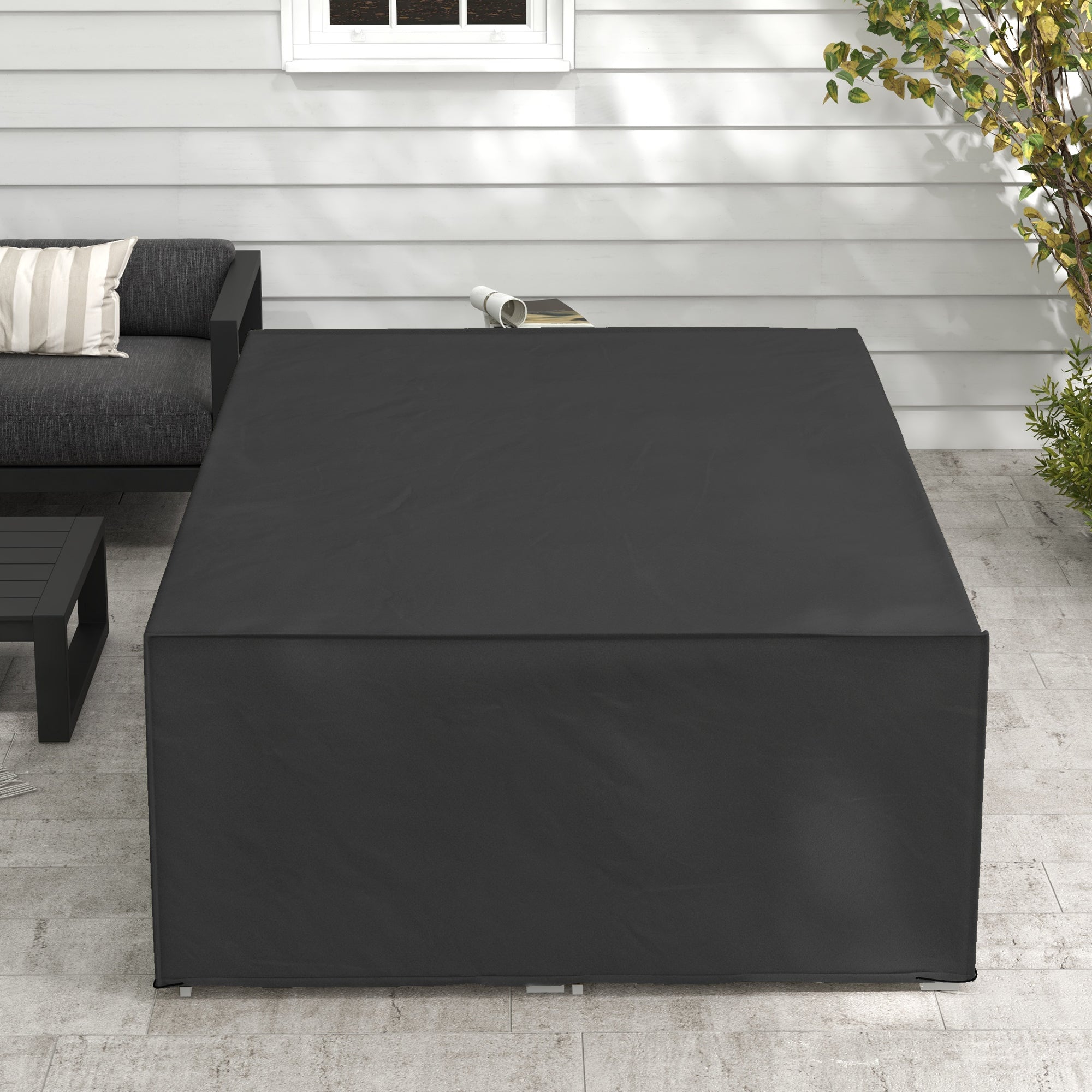Outsunny 155 x 222cm Waterproof Furniture Cover - Black 