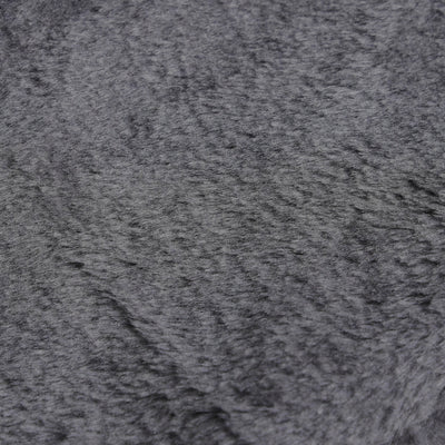 PawHut Four-Step Dog Stairs, with Washable Plush Cover, for High Bed Sofa, Dog Stairs for Small Dog and Cat - Dark Grey 