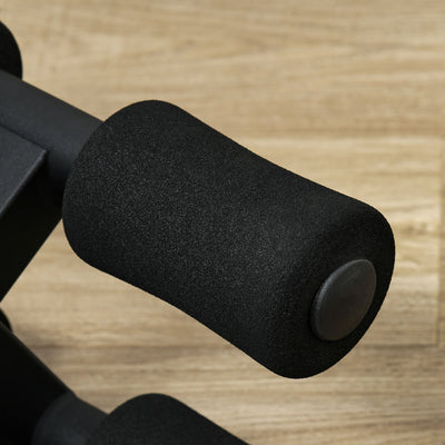 SPORTNOW Tibialis Trainer Tib Bar for Strengthening Calves Shins Ankles, Fits 5cm Weight Plates 