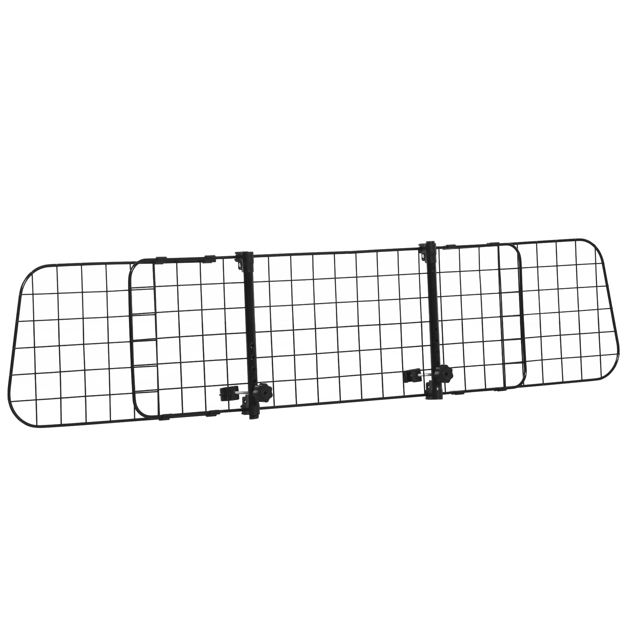 PawHut Heavy Duty Pet Dog Car Barrier Black 