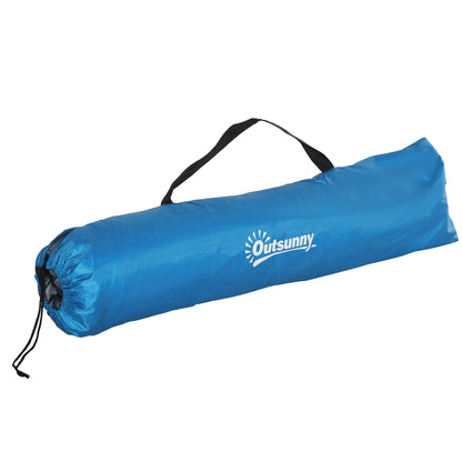 Outsunny Beach Tent for 1-2 Person Pop-up Design with 2 Mesh Windows & 2 Doors Sky Blue 