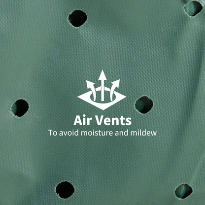 Outsunny Garden  Patio Large Furniture Set Round Cover 600D Oxford Waterproof Ф193 x 80H cm 