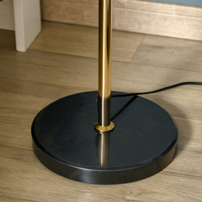 HOMCOM 160cm Dandelion-Crystallite Floor Lamp, with Foot Switch 