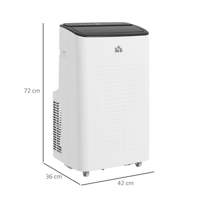 HOMCOM 12000 BTU App-Controlled Mobile Air Conditioner - White 