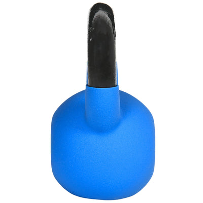 HOMCOM Soft Kettlebell, 8kg Kettle Bell with Non-Slip Handle for Home Gym Weight Lifting and Strength Training, Blue 