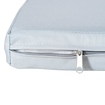 Outsunny 3 PCs Outdoor Seat Cushion for Rattan Furniture, Garden Furniture Cushions, Grey 