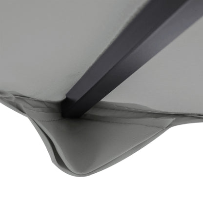 Outsunny 3(m) Gazebo Top Cover Double Tier Canopy Replacement Pavilion Roof Light Grey 