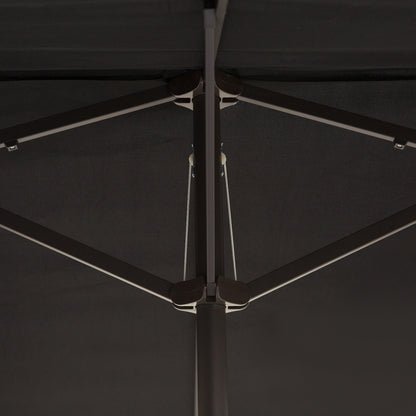 Outsunny 4.6m Canopy Parasol - Black