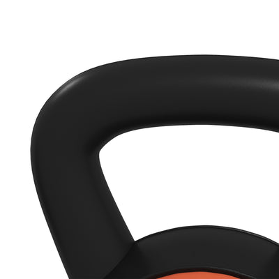 SPORTNOW Three-Piece Kettlebell Set, 5lbs, 10lbs, 15lbs with Storage Tray 