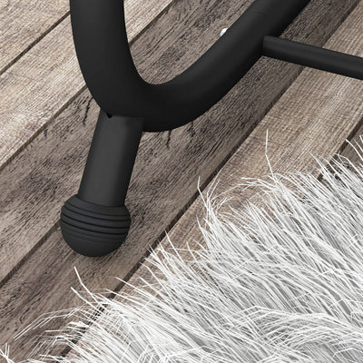 Outsunny Three-Person garden Swing Chair, with Adjustable Canopy - Light Brown 