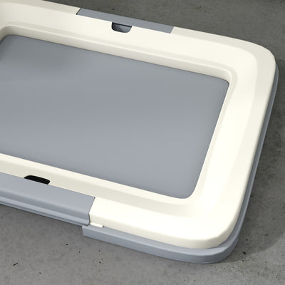 PawHut Dog Toilet Tray for Training Dogs, Dog Litter Tray for Indoor, Outdoor, 47 x 34 x 6cm 