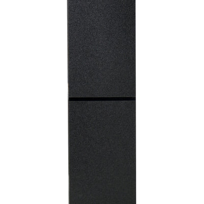 HOMCOM 8-Tier Freestanding Bookcase w/ Melamine Surface Anti-Tipping Foot Pads Home Display Storage Grid Stand Bedroom Living Room Furniture Modern Style - Black 
