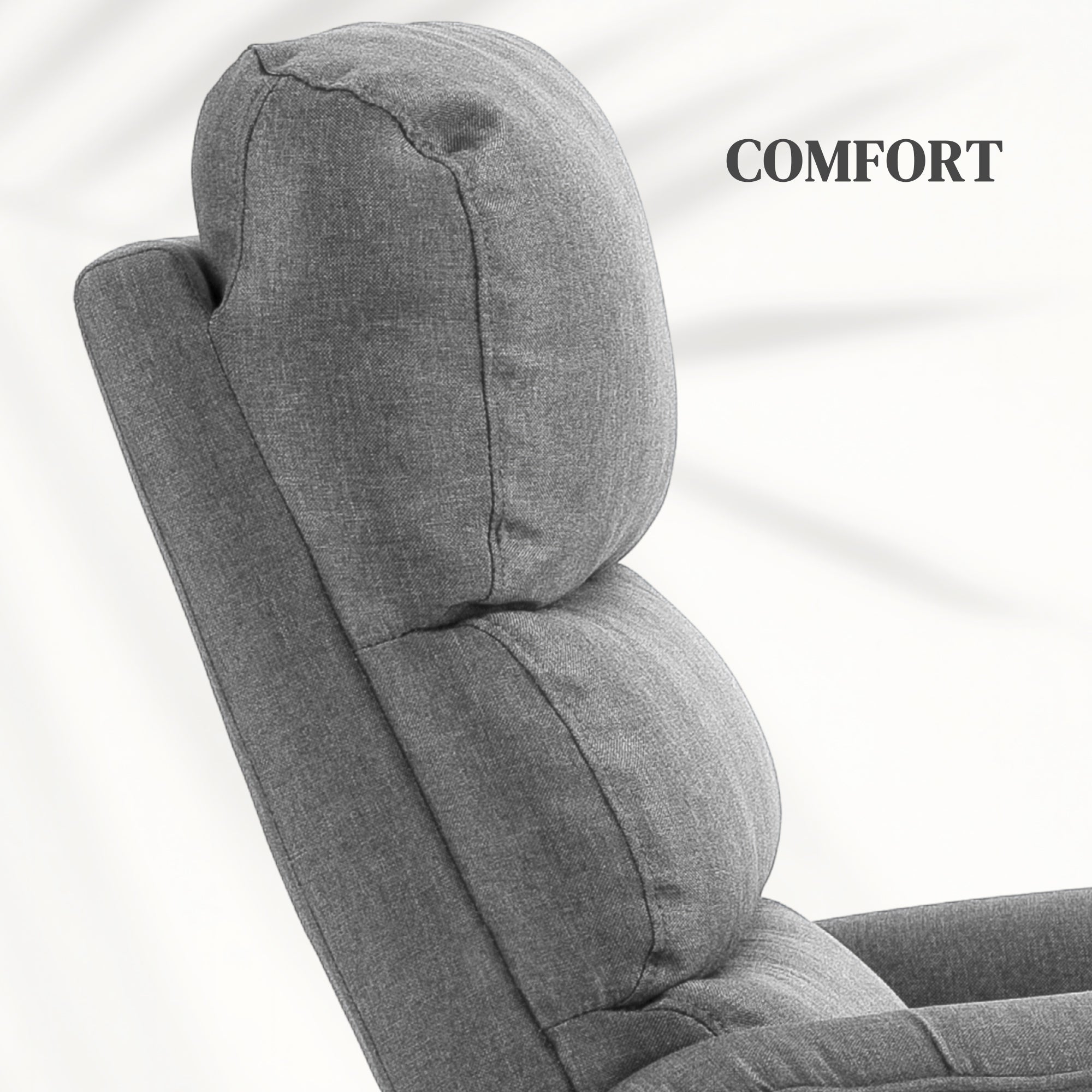 HOMCOM Electric Riser Recline Armchair, with Footrest - Grey 