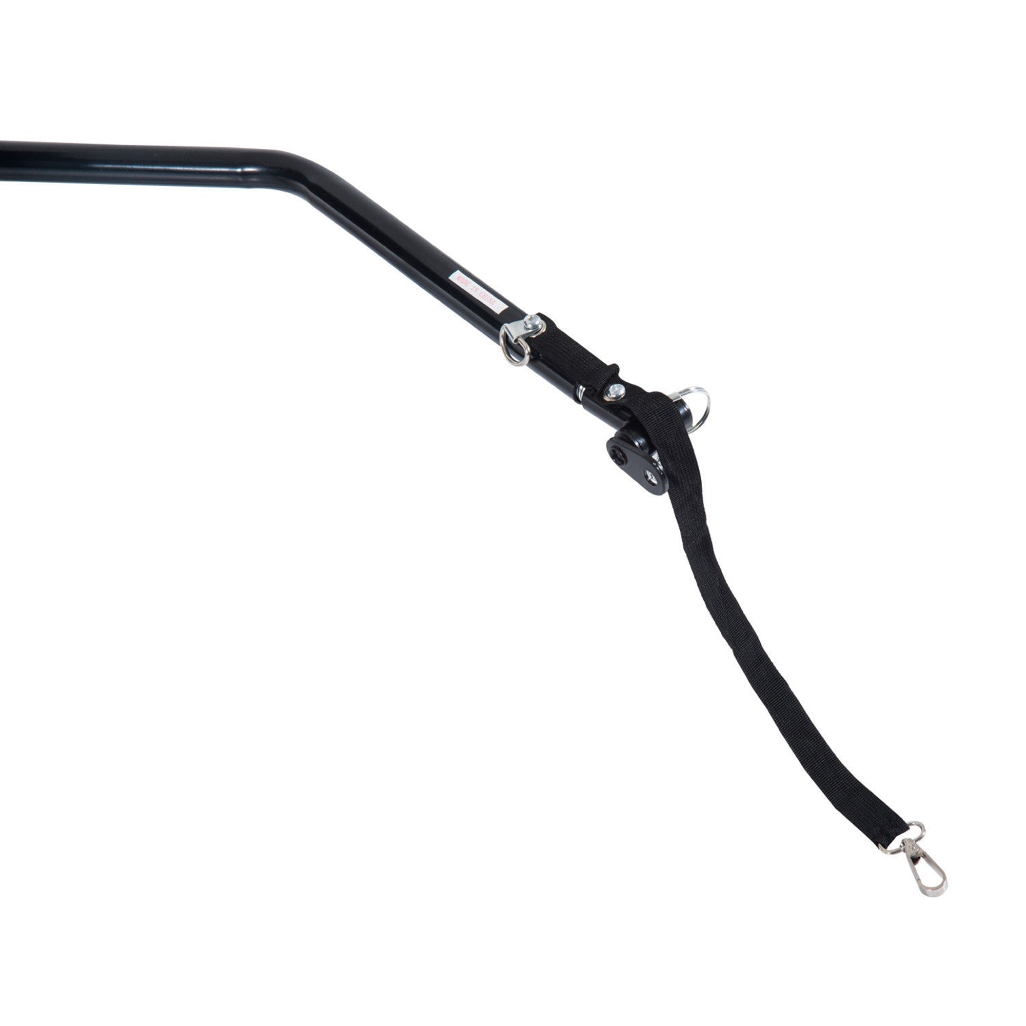 HOMCOM Two-Wheel Bicycle Large Cargo Wagon Trailer Oxford Fabric, Folding Storage, & Removable Cover, Red&Black 