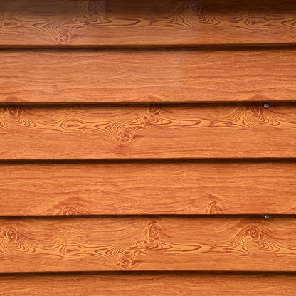 Outsunny 6.5 x 5ft Garden Shed, Metal Storage Tool House Gardening Tool Storage with Shutter Vents, Brown 