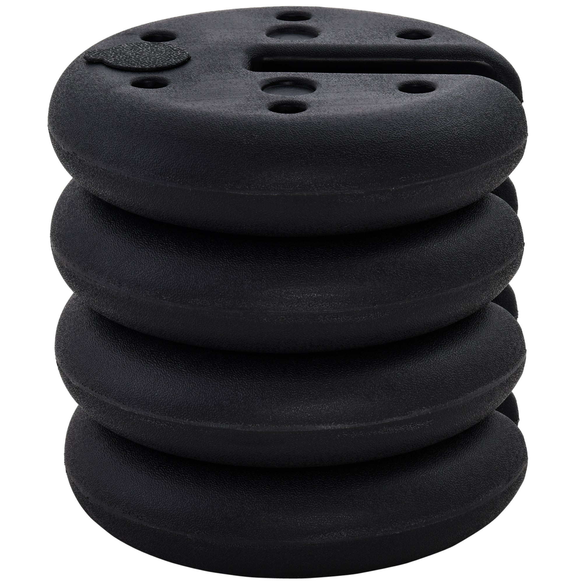 Outsunny Sand Fillable Set of 4 PCs Gazebo Tent Sand  Leg Weights Marquee Party Tent Canopy Accessory 
