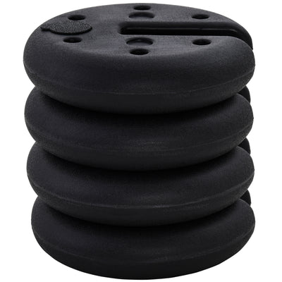 Outsunny Sand Fillable Set of 4 PCs Gazebo Tent Sand  Leg Weights Marquee Party Tent Canopy Accessory 