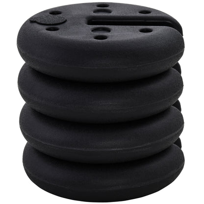 Outsunny Sand Fillable Set of 4 PCs Gazebo Tent Sand  Leg Weights Marquee Party Tent Canopy Accessory 