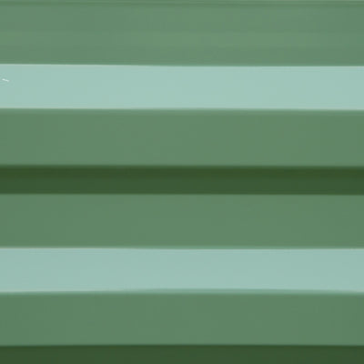 Outsunny Set of 2 291L Raised Garden Bed, Elevated Galvanised Planter Box for Flowers, Herbs, 100x100x30cm, Green 