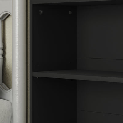 HOMCOM Six Shelf Bookcase - Black 