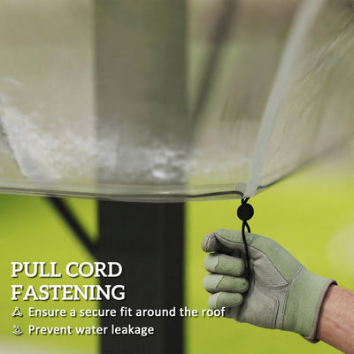 Outsunny 2 x 2 (m) Gazebo Protective Cover, Waterproof Cover for Gazebo, Canopy and Tent 