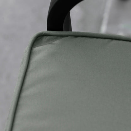 Outsunny Garden Bench Cushion 2 Seater Loveseat Seat Pad for Patio Swing Furniture for Indoor & Outdoor Use, 120 x 50 x 8 cm, Grey 