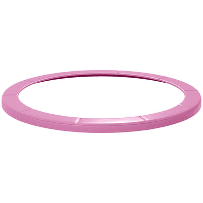 SPORTNOW 8FT Trampoline Spring Cover, Plastic Trampoline Pad Replacement with Elastic Cord, Waterproof, UV Resistant and Tear-Resistant, Pink 