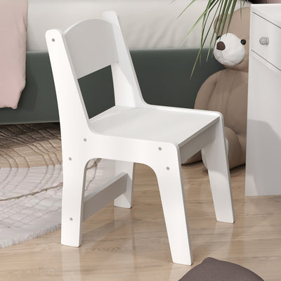 AIYAPLAY Kids Dressing Table Set Kids Make up Table with Stool and Mirror, Storage Drawers, Gift for Aged 3-8 