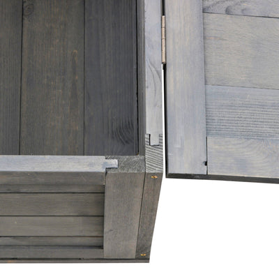 PawHut Tortoise House, Small Reptile Wooden House, with Mesh Roofs, Side Panels, for Turtles, Lizards, Geckos and Snakes 