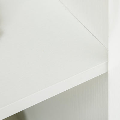 Vinsetto Two-Tier Locking Office Storage Cabinet - White 